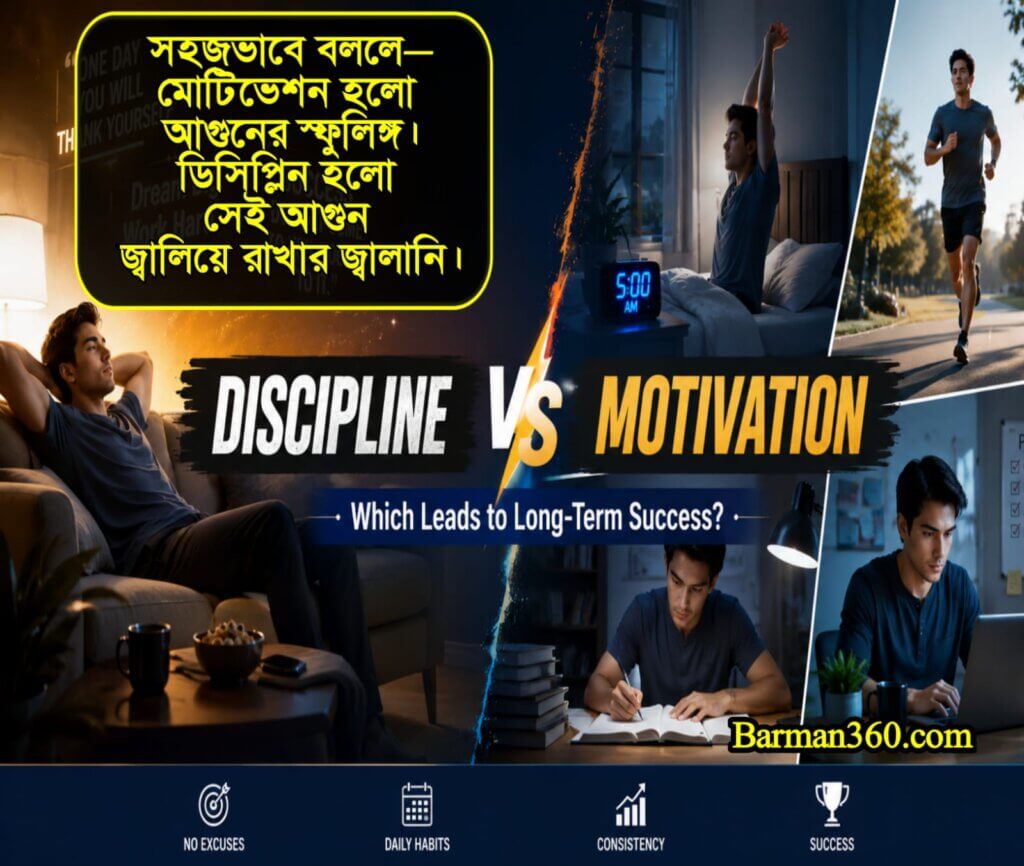 ডিসিপ্লিন বনাম মোটিভেশন | সফলতার আসল রহস্য